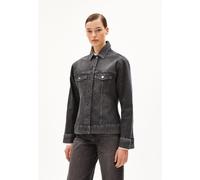DENSIAA | Jeansjacke Oversized Fit aus Bio-Baumwoll Mix - schwarz (XS)