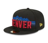 Denver Nuggets New Era NBA 2023 City Edition 59FIFTY Cap Schwarz - 7 3/8
