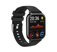 DENVER SWC-176B Black - Bluetooth Smart Watch with health sensors & call function