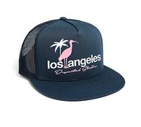 DEPARTED Herren Mesh Trucker Hat mit Print/Aufdruck - Snapback Cap - No. 21, Coastal Navy