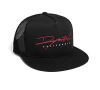 DEPARTED Herren Mesh Trucker Hat mit Print/Aufdruck - Snapback Cap - No. 46, Black