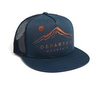 DEPARTED Herren Mesh Trucker Hat mit Print/Aufdruck - Snapback Cap - No. 50, Coastal Navy