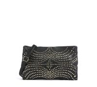 Depeche Clutch schwarz, Leder, Damen