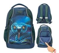 DEPESCHE 0013978 Adventure World Schulrucksack mit Schlange