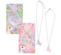 DEPESCHE 0014084 Ylvi Kette Einhorn Glitzer - 2fach sortiert