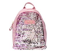 Depesche 10043 - Rucksack mit Pailletten Trend Love, mauve