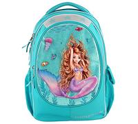 Depesche 10395 Schulrucksack Fantasy Model Mermaid, türkis, ca. 23 x 34 x 44 cm, bunt