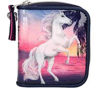 Depesche 10585 Miss Melody - Portemonnaie mit traumhaftem Pferde-Motiv, Geldbörse mit Fächern für Münzen, Scheine und Karten, ca. 3 x 12 x 10 cm