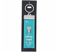 Depesche Schutzengel Filz Glücksfilz Schlüsselanhänger- Rot Lieblingsmensch - Ich beschütze dich