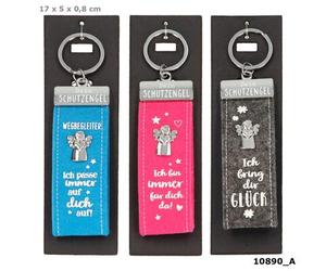 DEPESCHE 10890 Schutzengel Glücksfilz Schlüsselanhänger, sortiert