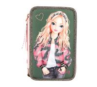 Depesche 11191 TOPModel 3-fach Federtasche OlivgrünTOPModel Triple Pencil Case Olive Green