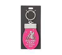 Depesche 11348-009 Schutzengel Schlüssel-Anhänger aus pinkem Filz und Metall, Glücksbringer als kleines Geschenk für die Liebsten unterwegs