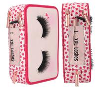 Depesche Federtasche TOPModel Beauty Girl 11481 3‑Fach Hartschalenetui Polyester/Polyurethan Pink