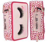 Depesche Federtasche TOPModel Beauty Girl 11481 3‑Fach Hartschalenetui Polyester/Polyurethan Pink