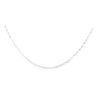 Depesche 11783-001 Halskette aus kleinen Links, versilbert, variabel in der Länge tragbar (42 cm + 5 cm), ideal als kleines Geschenk