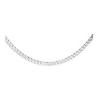 Depesche 11783-003 Halskette aus großen Links, versilbert, variabel in der Länge tragbar (42 cm + 5 cm), ideal als kleines Geschenk