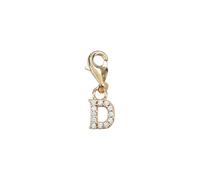 Depesche 11785-008 Charms Express yourself - Anhänger für Halsketten und Armbänder, Buchstabe D,vergoldet, als kleines Geschenk