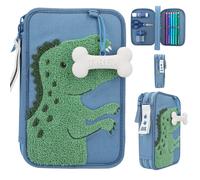 Dino World 2-Fach Federtasche Blau DINO MINI