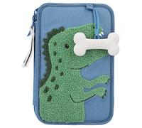 Dino World 2-Fach Federtasche Blau DINO MINI