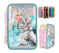 Depesche 12494 TOPModel 3-Fach Federtasche FANTASY TIGER