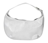 Depesche 12566 TOPModel City Girls - Kleine Handtasche in Silber, Täschchen in Leder-Optik mit kurzem Tragegriff