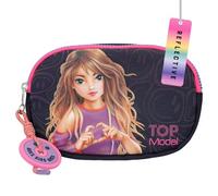 Depesche 12875 TOPModel Night Light - Crossbag in Dunkelblau, Umhängetasche mit Model-Motiv und längenverstellbarem Tragegurt