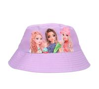 Depesche Fischerhut TopModel Joy – wendbar lila und pink mit Model-Motiv