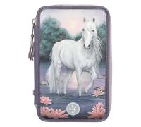 Depesche Vertrieb Miss Melody 3-Fach Federtasche LED Seerosen