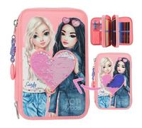 TOPModel 3 Fach Federtasche mit Wendepailletten