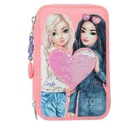 TOPModel 3 Fach Federtasche mit Wendepailletten