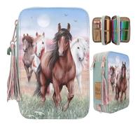 Depesche 13121 Miss Melody 3 Fach Federtasche HOOF CLATTER