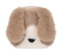 Depesche 13130 Princess Mimi Milo - Portemonnaie in Rosa, mit Hunde Motiv und Blumen Muster, Geldbörse mit Reißverschluss