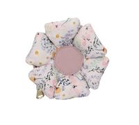 Depesche 13311 TOPModel Summer Feeling - Kleine Umhängetasche in Blumenform, mit Model Motiv und bunten Patches, Handtasche mit verstellbarem Gurt