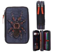 Adventure World 2 Fach Federtasche mit Spinne