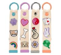 DEPESCHE 13425 TOPModel Anhänger Clip Strap mit Aufnähern GIRL POWER, sortiert