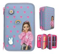 TOPModel 3-Fach Federtasche mit Silikon-Pins inkl. Stifte