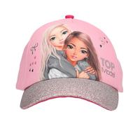 Depesche 13512 TOPModel My BFF - Bedruckte Cap in Rosa, mit Model Motiv und viel Glitzer, Kinder-Mütze mit Größenverstellung