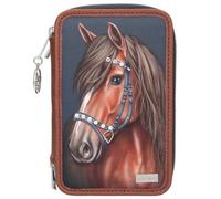 Depesche Miss Melody 3 Fach Federtasche LUXURY HORSE