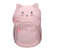 Depesche 13992 Princess Mimi - Ergonomischer Rucksack in Rosa, mit Katzen-Gesicht, applizierten Katzenohren und Pünktchen-Muster, Tasche mit verstellbaren Trägern