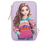 Depesche 3-Fach Federtasche mit appliziertem Smartphone TOPModel Joy lila