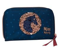 Depesche 6045 - Portemonnaie, Miss Melody, Pailletten blau