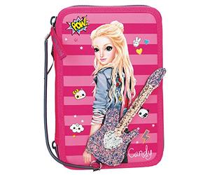 Depesche 784 Federtasche 3 fach Top Model, Popstar Gitarre, Rosa