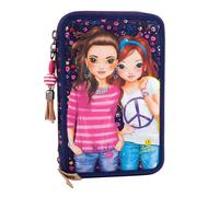 Depesche 8708 TOPModel 3-fach Federtasche Mille Fleurs