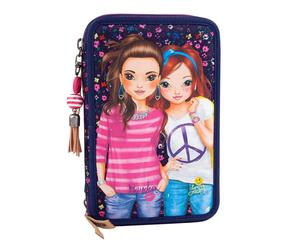 Depesche 8708 TOPModel 3-fach Federtasche Mille Fleurs