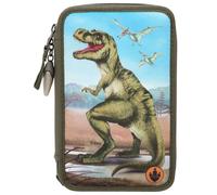 Depesche Dino World 3-Fach Federtasche LED