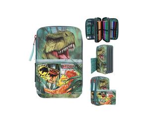 Depesche Dino World Triple Pencil Case DANGER