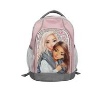Depesche Germany Schulrucksack, Grau, Rosa, Textil, 30x19 cm, unisex, Füttern, Kindergartenzubehör
