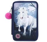 Depesche Miss Melody 3-Fach Federtasche LED Dunkelblau