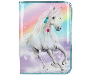 Depesche Miss Melody große Federtasche Rainbow