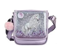 Depesche Miss Melody kleine Umhängetasche Glitzer, Lila